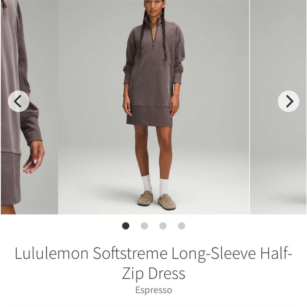 Lululemon Espresso Long-Sleeve Dress